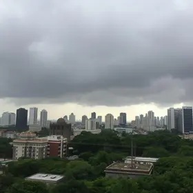 fortes rajadas de vento em SP